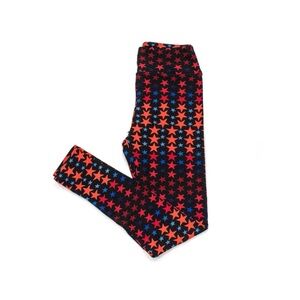 4th of July Patriotic Leggings (Ombré Stars)